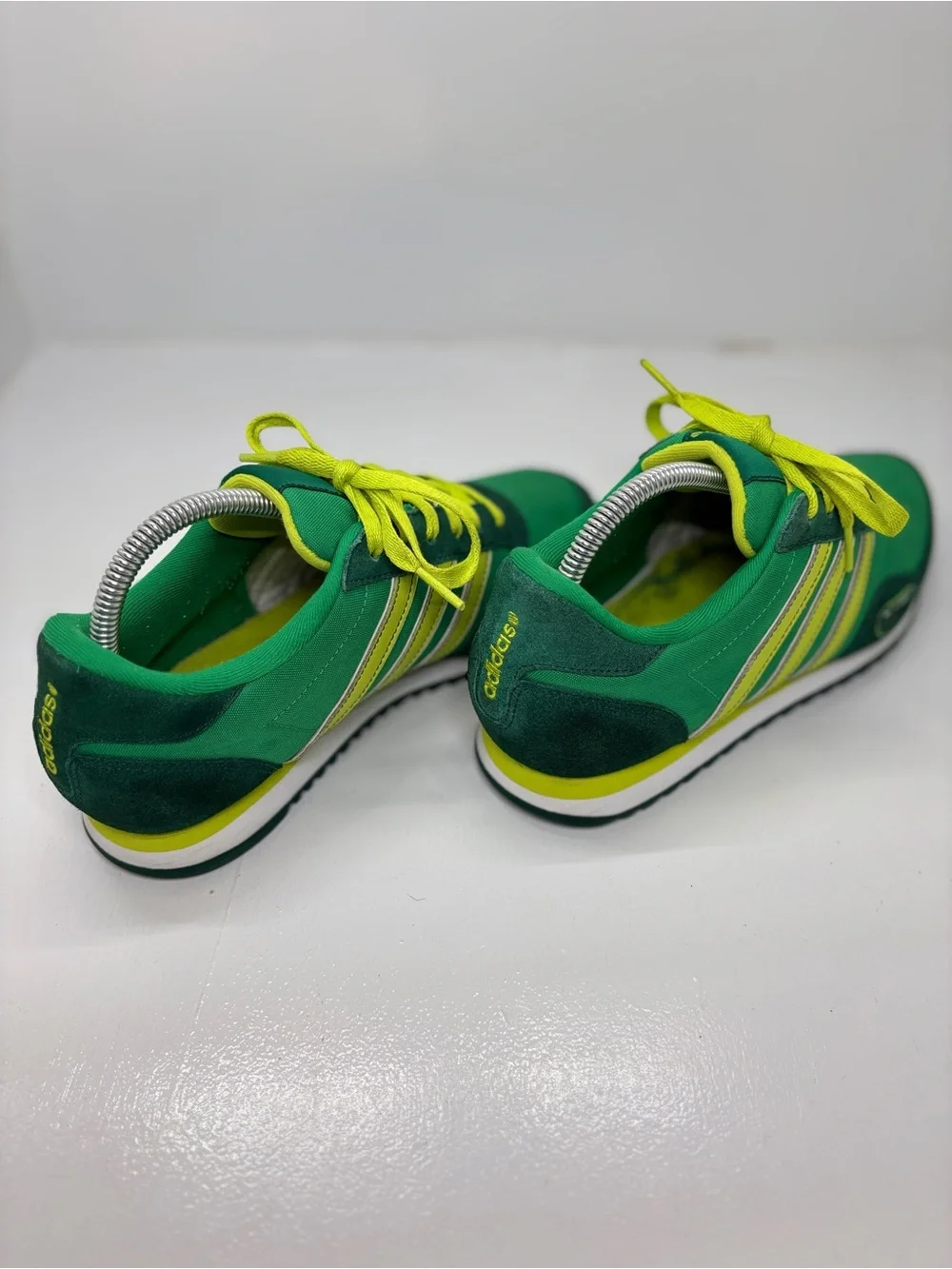 Adidas HSD Green Yellow Retro Running Shoes Men’s 7 EU 40 G10951 Vintage